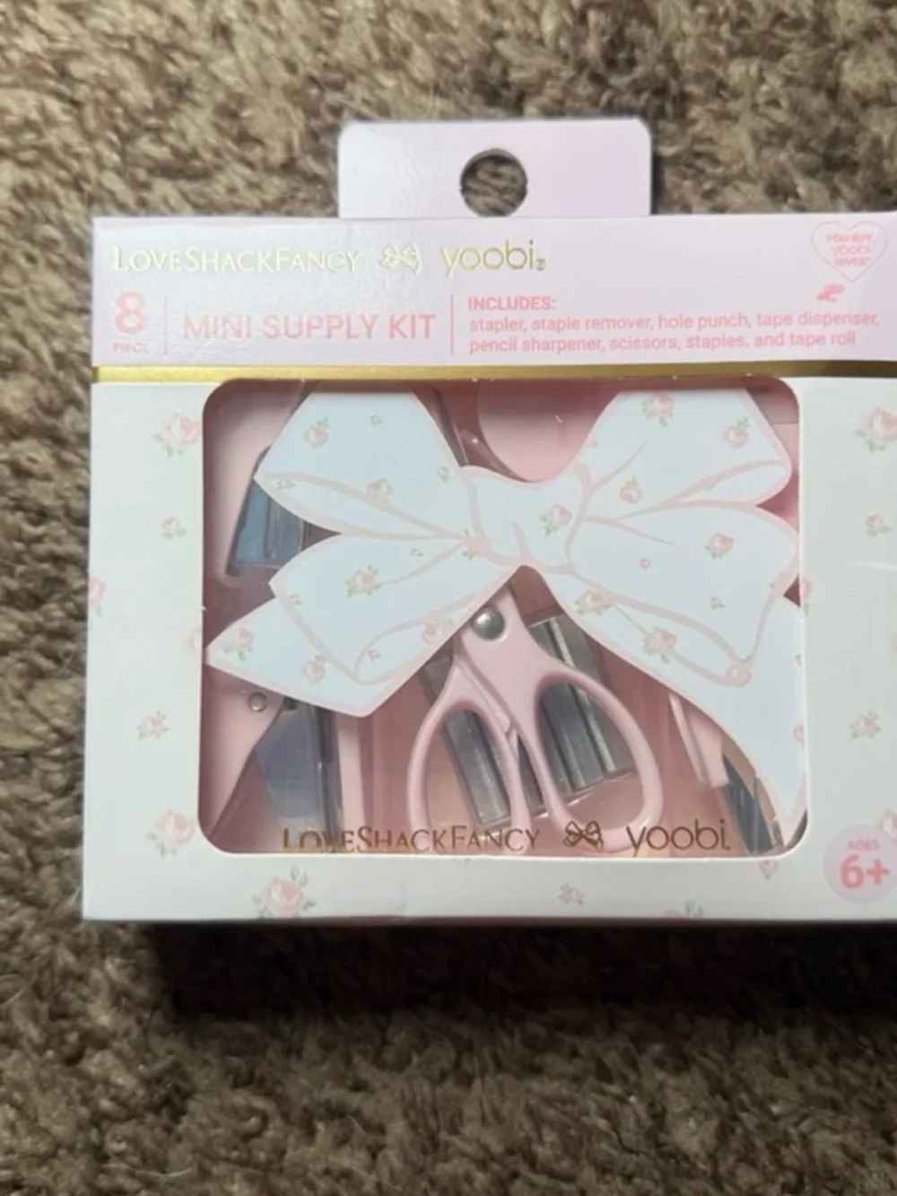LoveShackFancy x Target Yoobi Blooming Heirloom Ditsy Mini Supply Kit